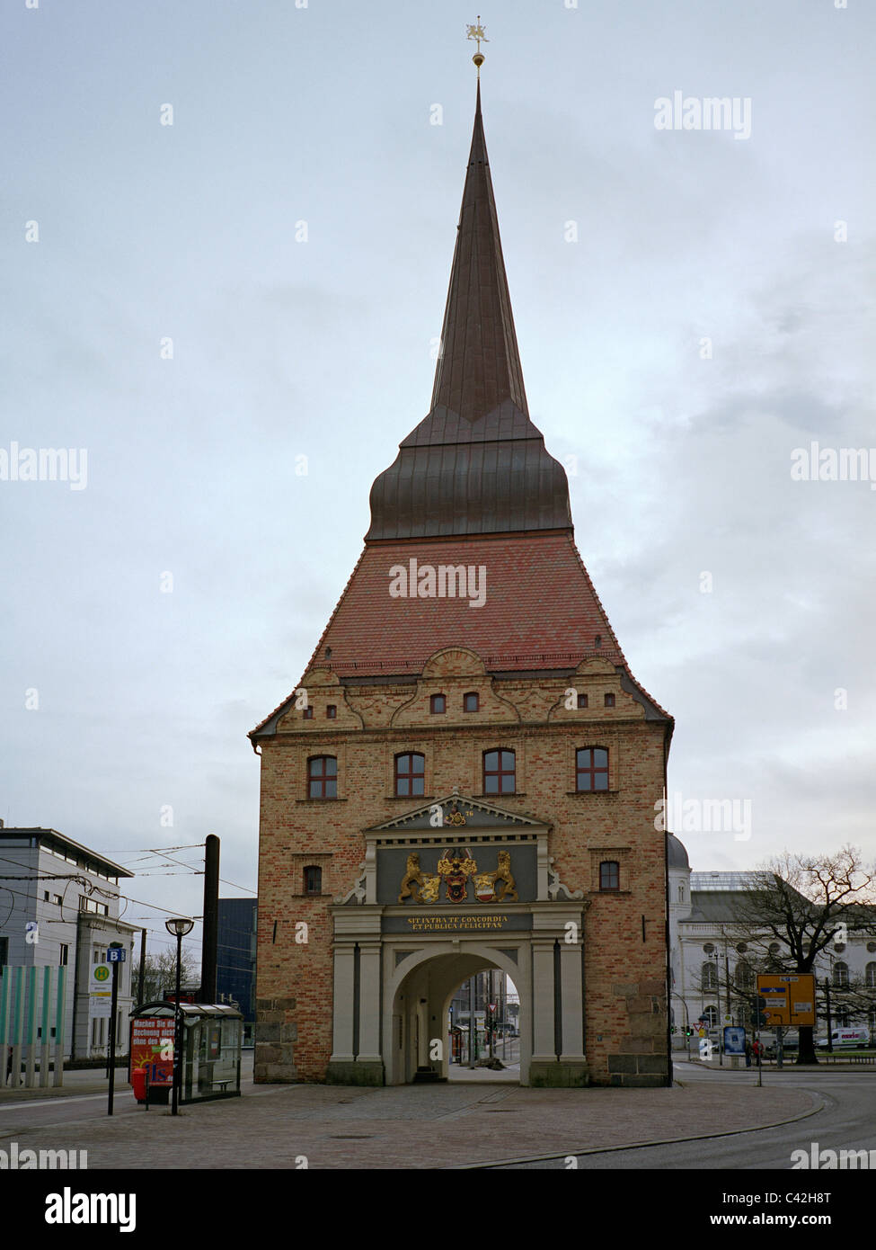 Stone Gate Rostock Steintor gate rostock germany hi-res stock photography and images - Alamy