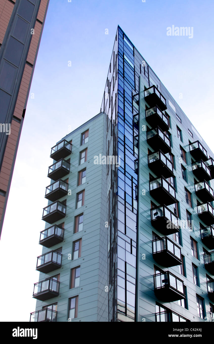 Riverside Apartments in Leeds, West Yorkshire Stock Photo Alamy