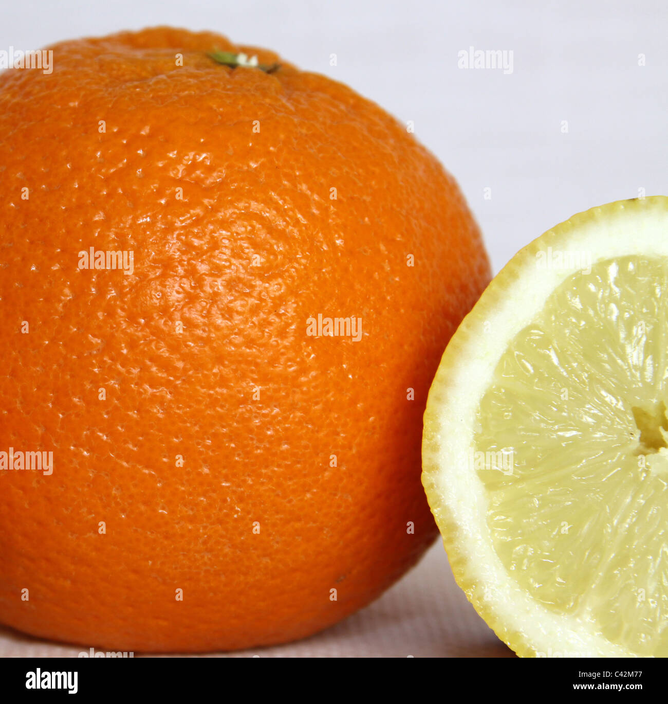 Orange and Lemon Stock Photo Alamy