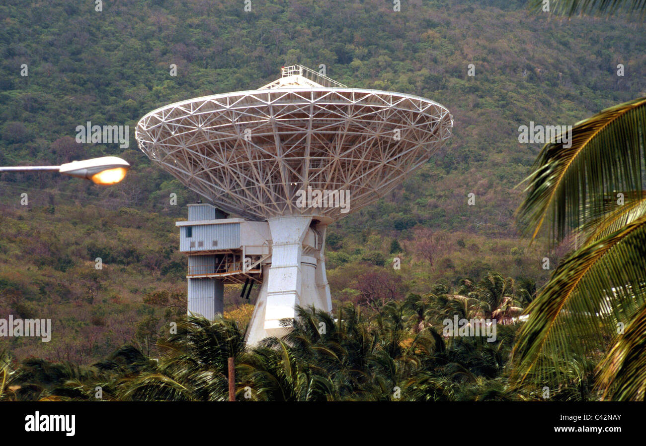 Communications satellite, St Thomas, Jamaica Stock Photo Alamy