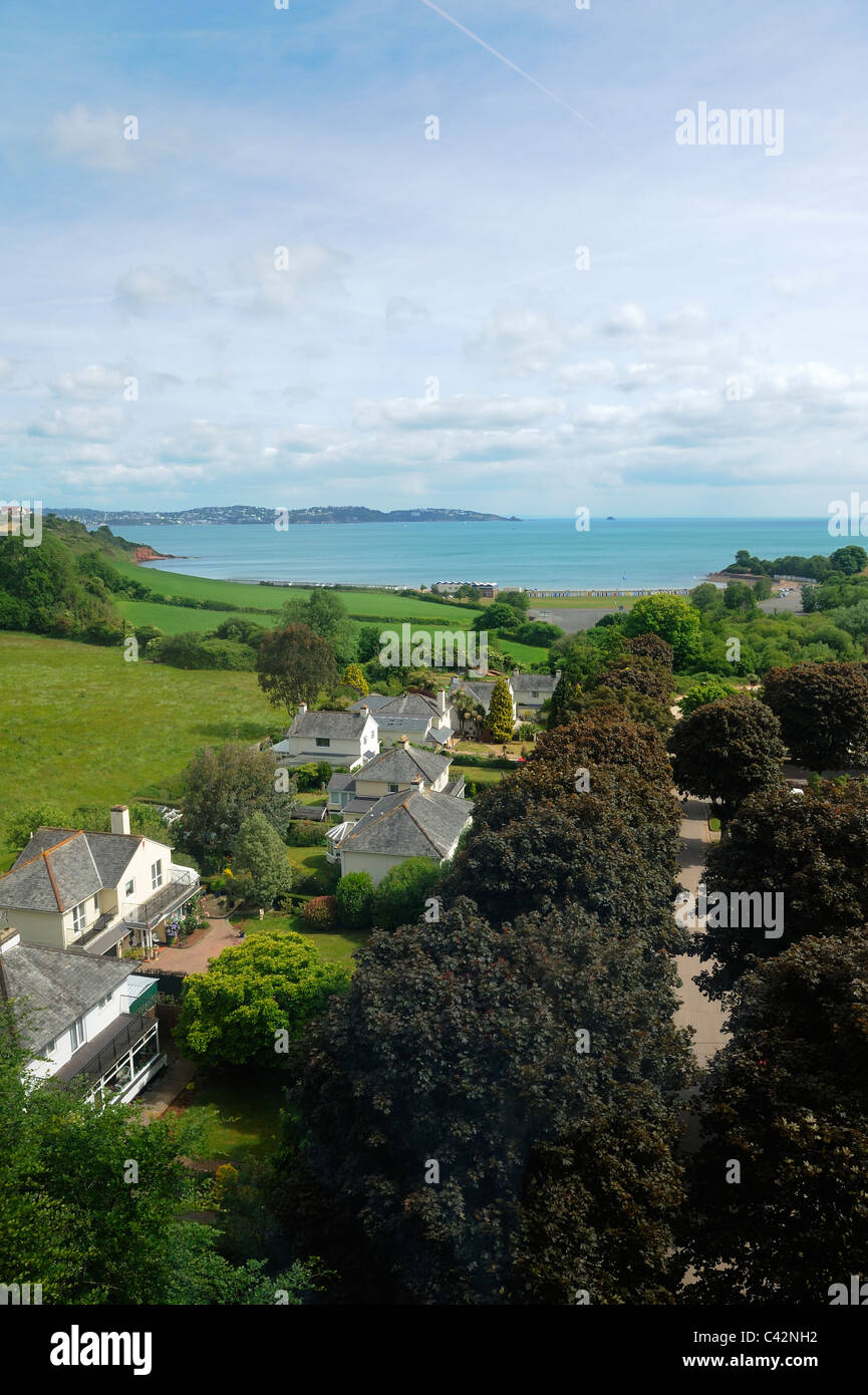 coastal property devon england uk Stock Photo Alamy