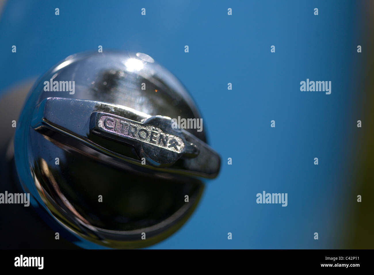 Citroen Gas Cap Stock Photo