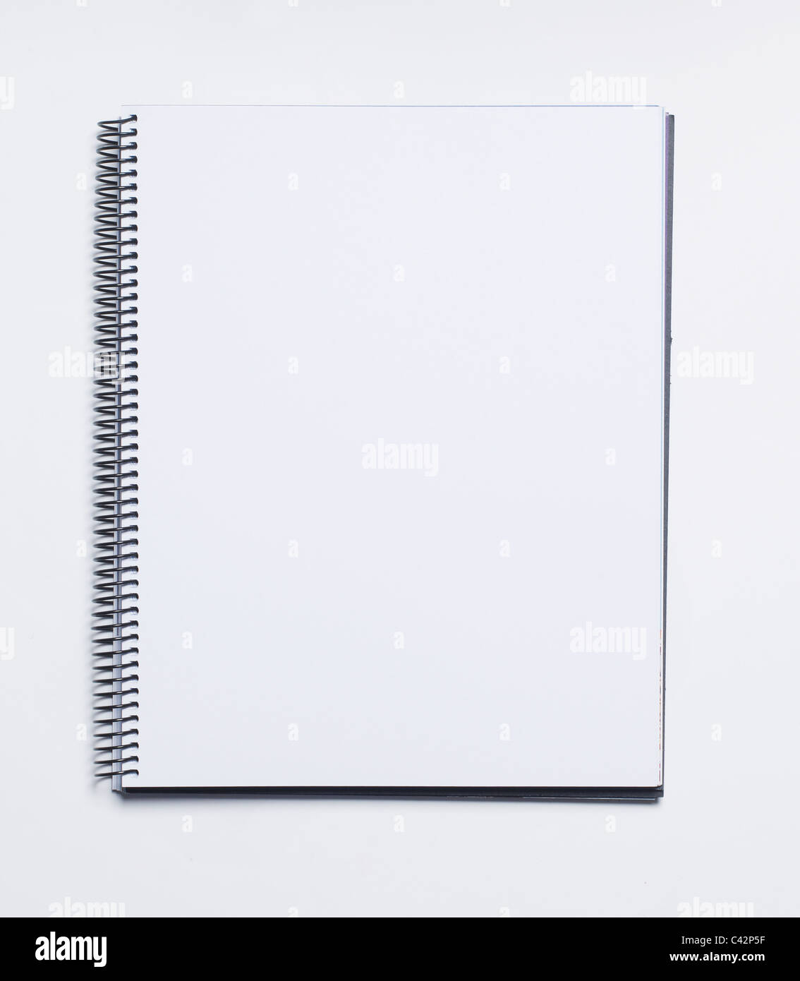Empty notebook Stock Photo