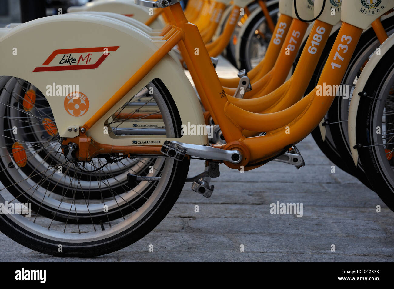 Bike Mi, bicycles in Italy Stock Photo - Alamy