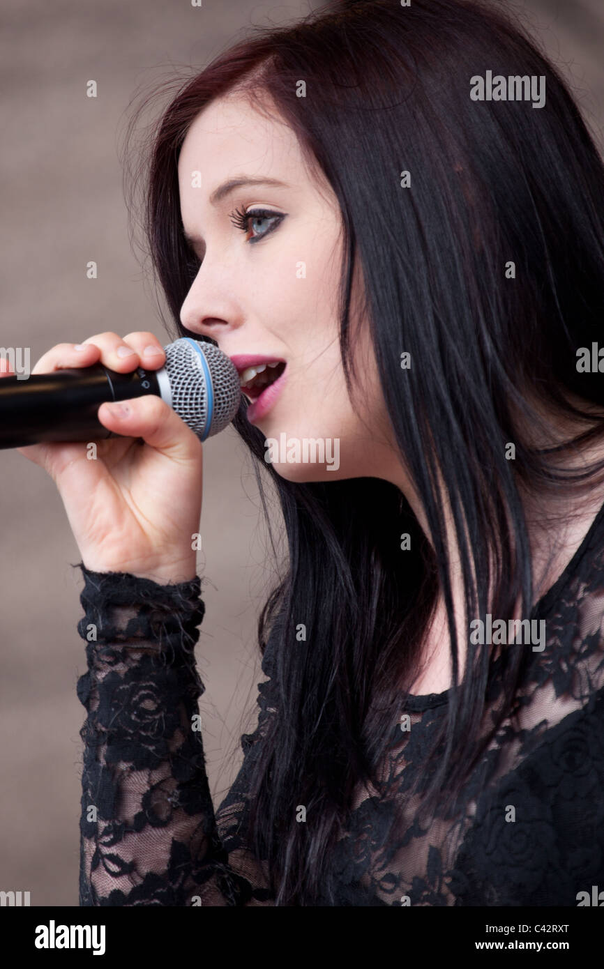 Singer Jazz Blaack at Birmingham Gay Pride 2011 Stock Photo - Alamy