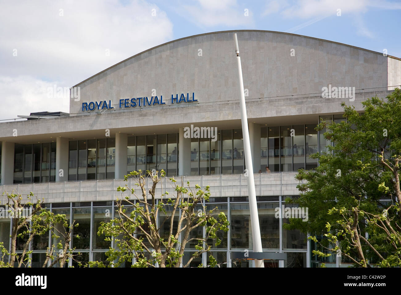 The Royal Festival Hall on London's Southbank Stock Photo