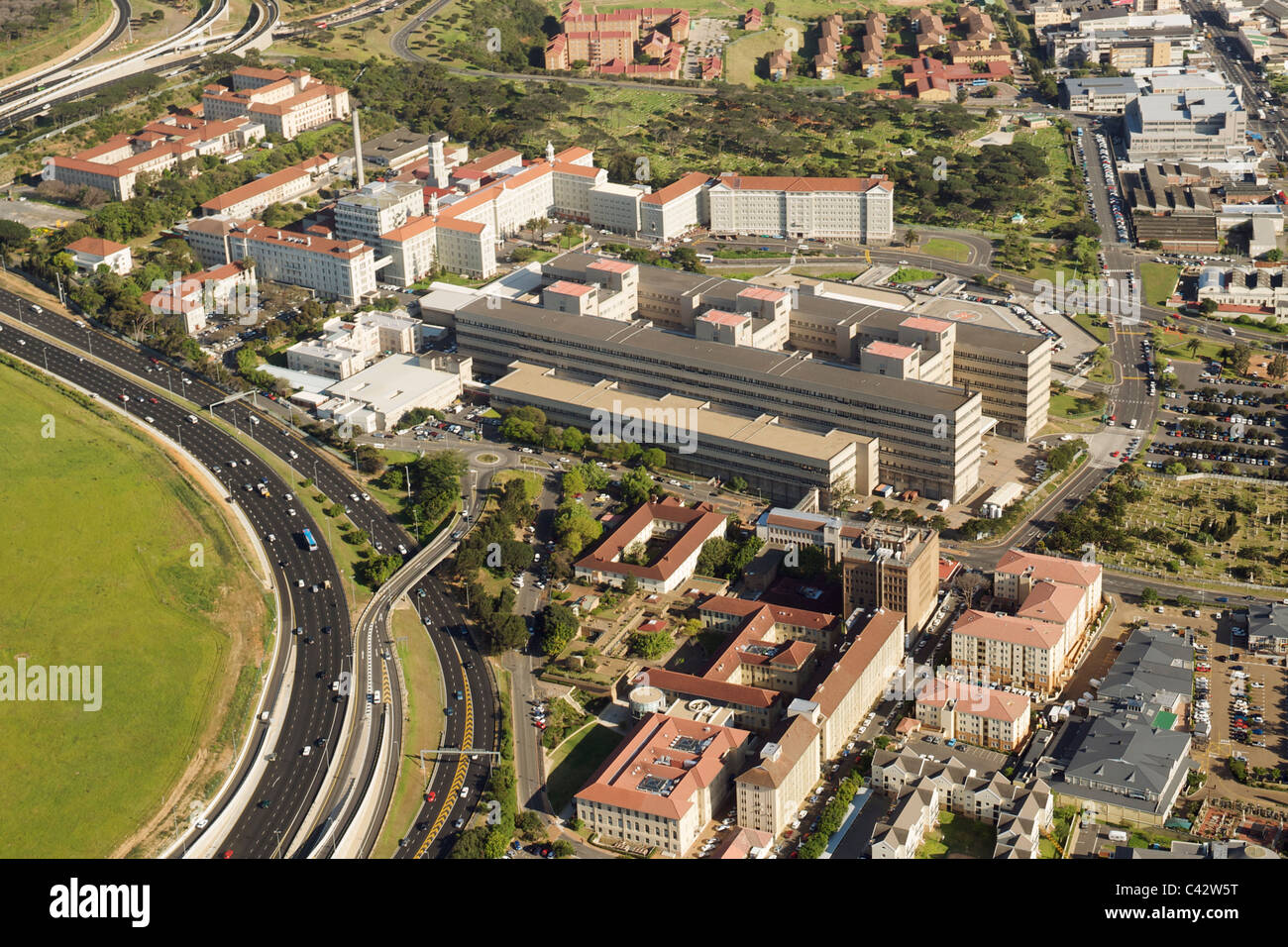 Aerial view of Groote Schuur hospital in Cape Town, South Africa Stock  Photo - Alamy