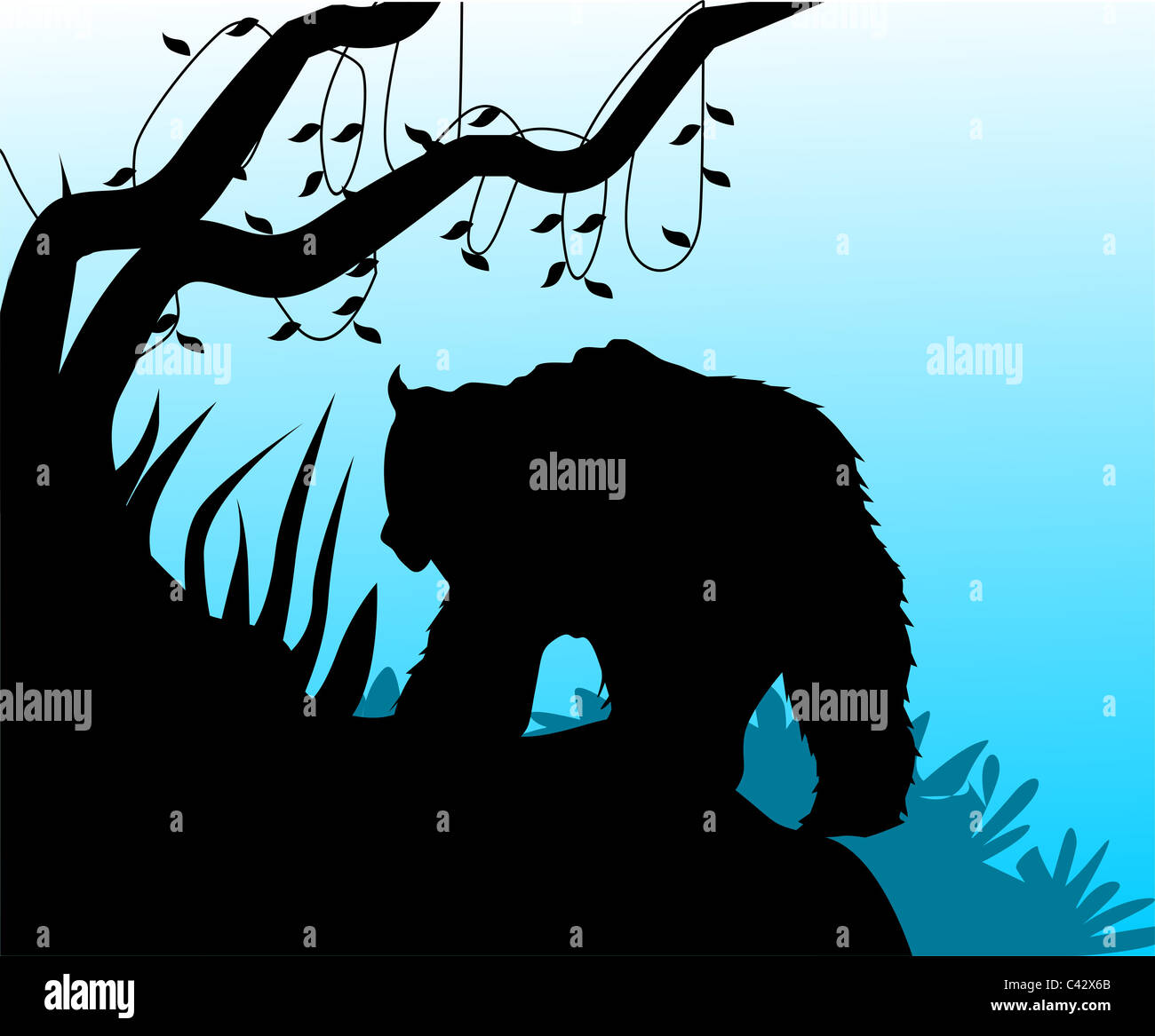 silhouette of a beer Stock Photo - Alamy