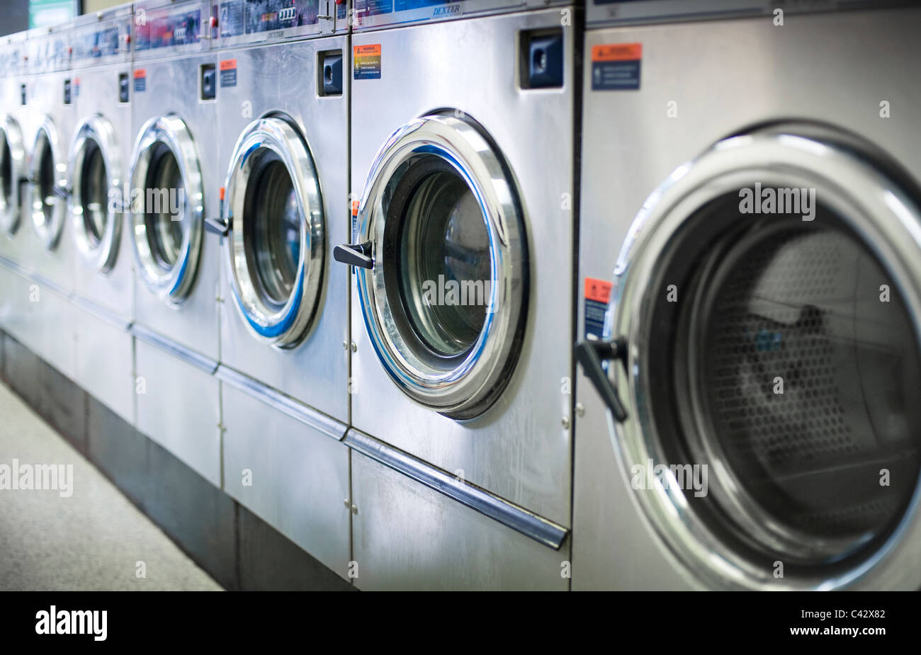 Laundromat Dryers High Resolution Stock Photography and Images Alamy