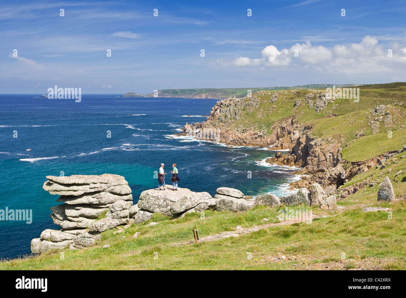 Cornish Coast near Lands End, West Cornwall, England UK Stock Photo Alamy