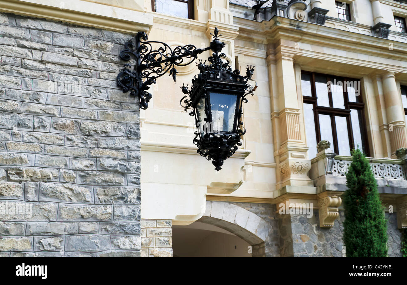 old luminary on royal castle Stock Photo Alamy