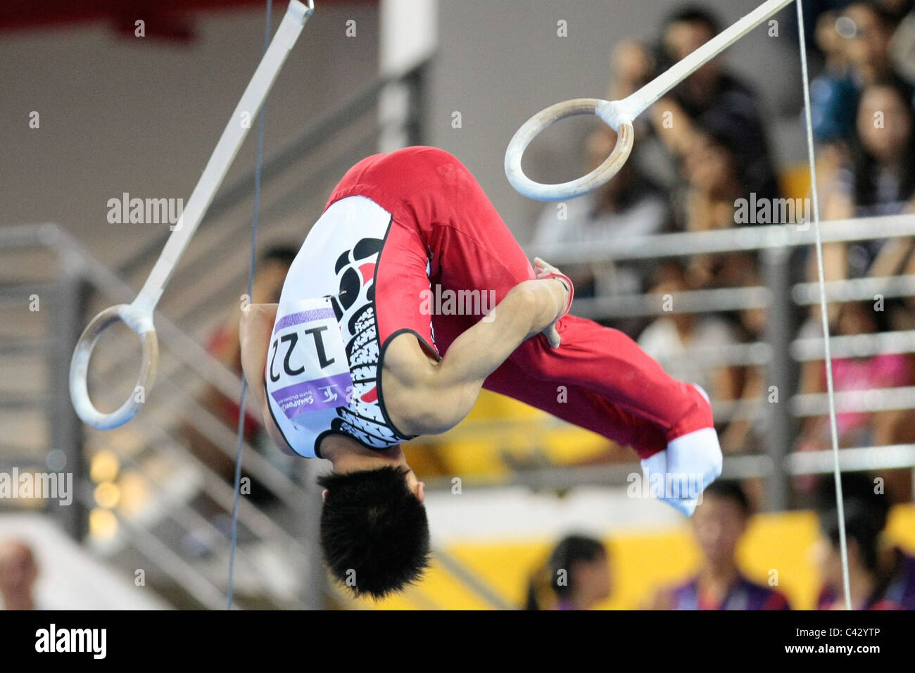Yuya Kamoto of Japan competes in the 2010 Singapore Youth Olympic Games
