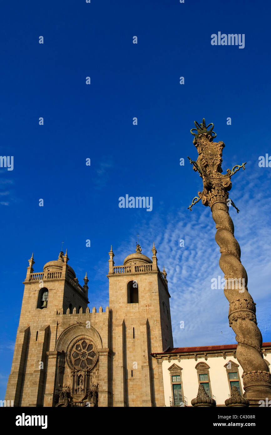 Sé (Cathedral), Porto Old Town (UNESCO World Heritage), Portugal Stock Photo