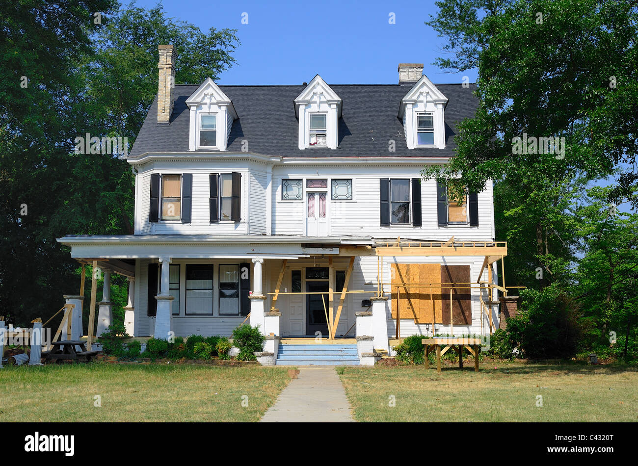 renovating an old home Stock Photo - Alamy