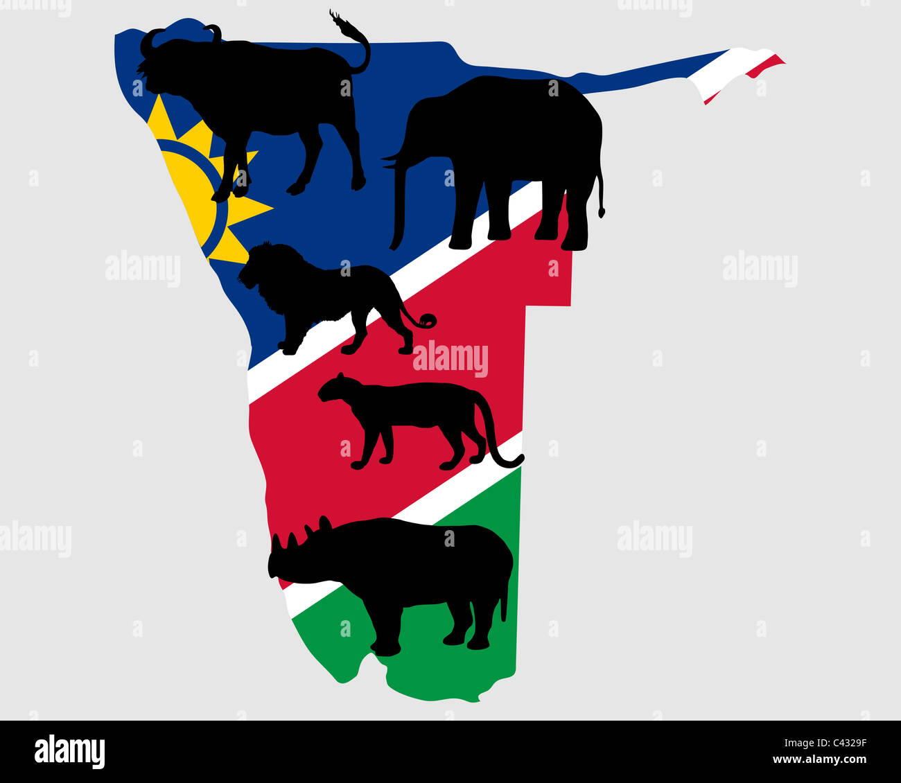 Big Five Namibia Stock Photo Alamy