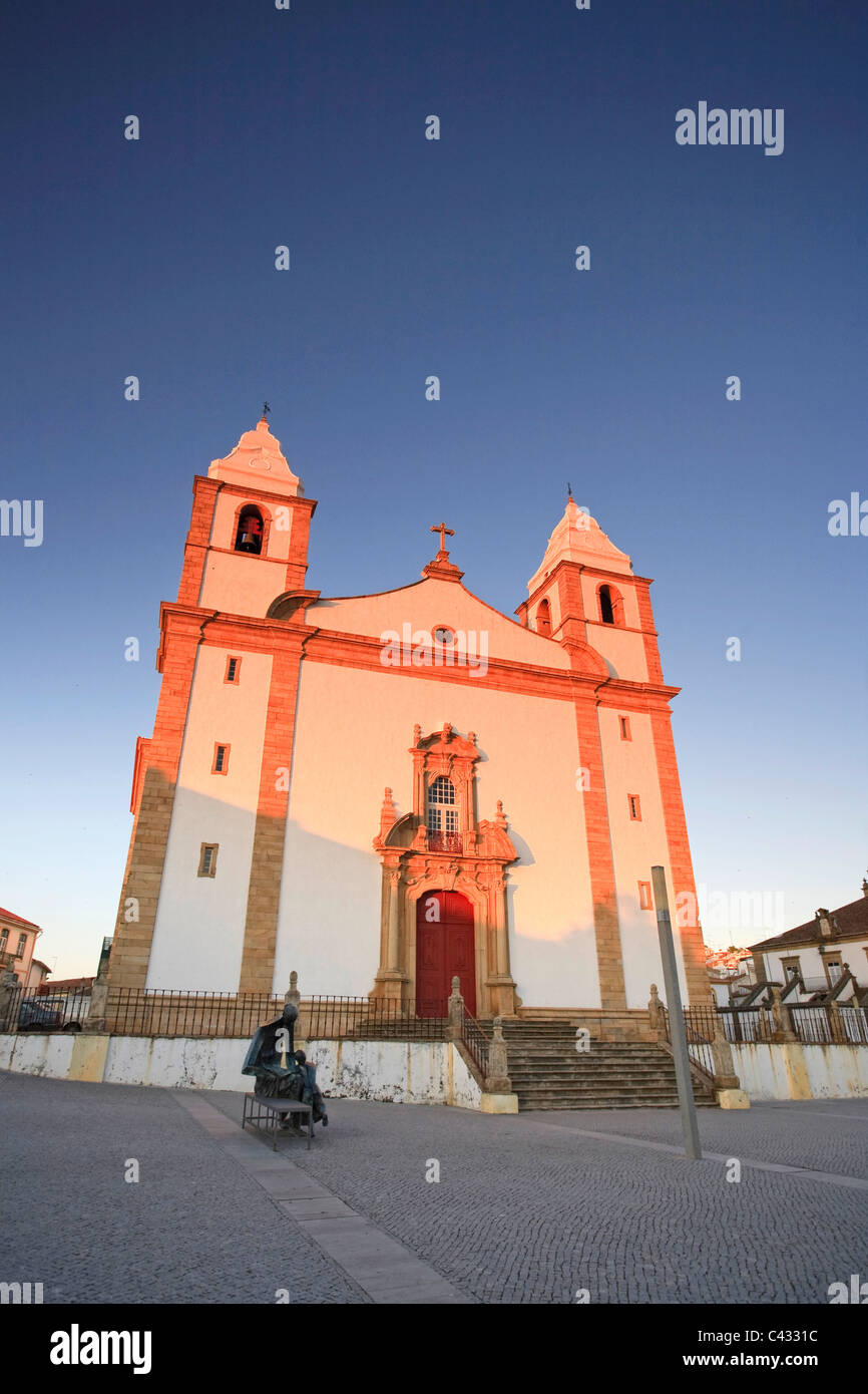 Ingreja de Santa Maria da Devesa, Castelo de Vide village, Alentejo, Portugal Stock Photo