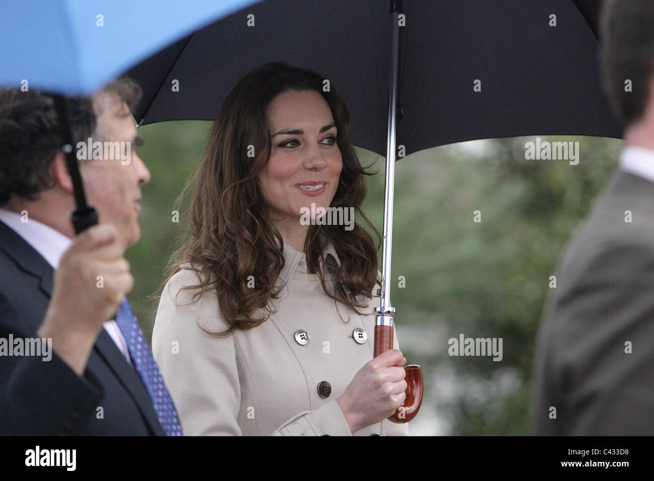 Catherine, Duchess of Cambridge (Catherine Elizabeth 'Kate'; née Middleton; born 9 January 1982), is the wife of Prince William, Stock Photo
