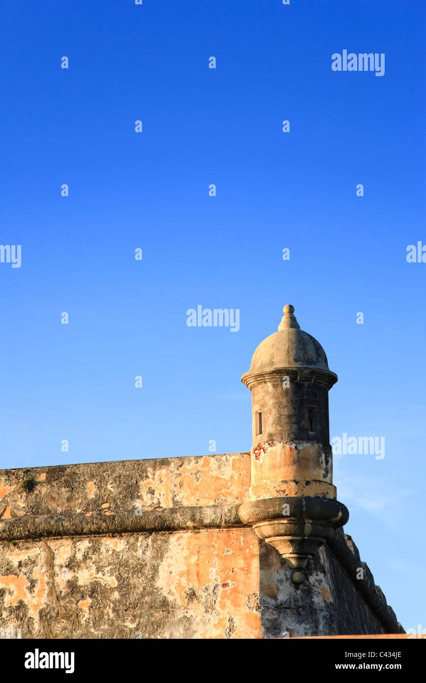 Usa, Caribbean, Puerto Rico, San Juan, Old Town, Fuerte San Felipe Del Morro (UNESCO Site) Stock Photo