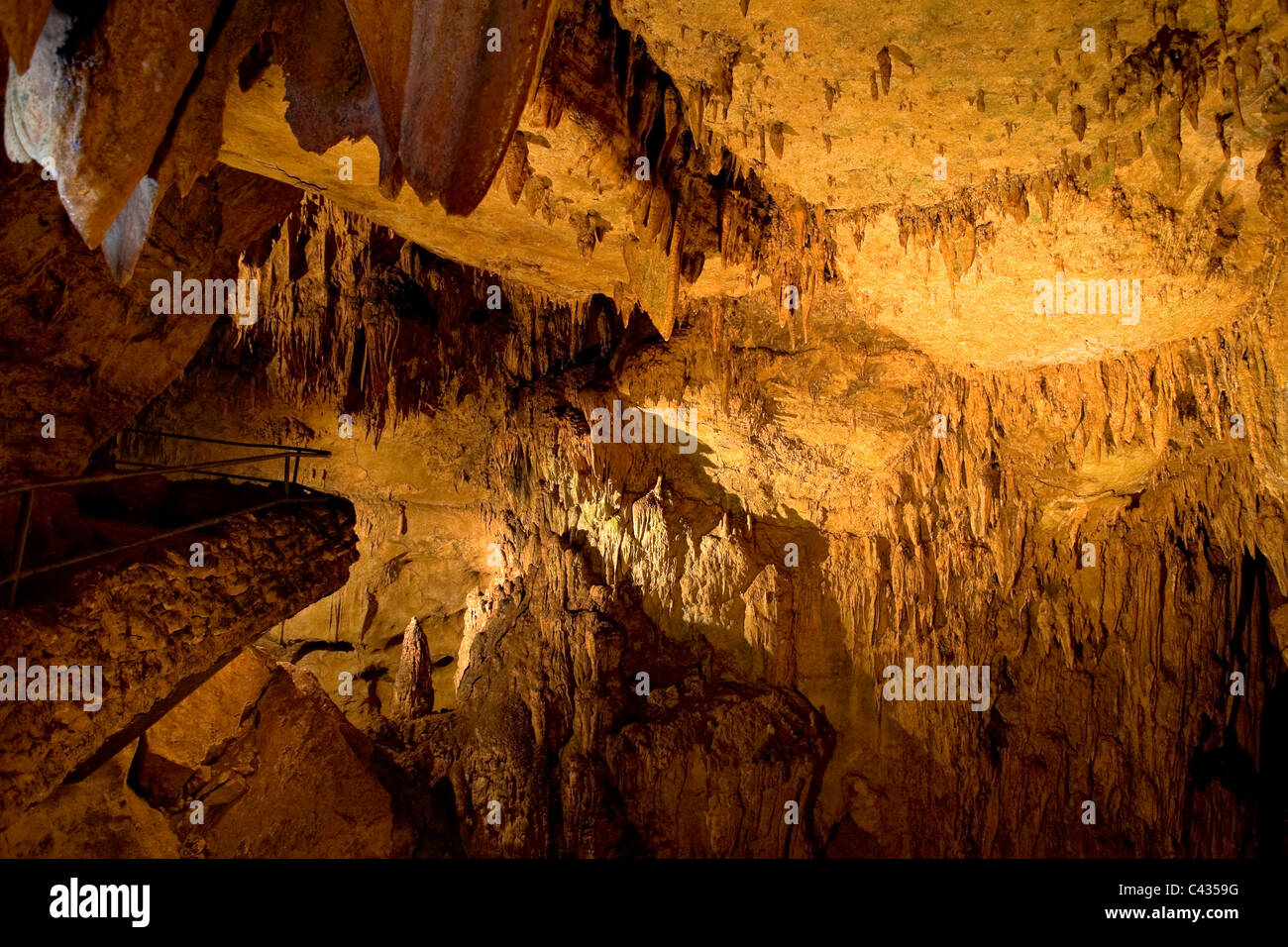 Usa, Caribbean, Puerto Rico, Central Mountains, Parque de las Cavernas del Rio Camuy, Cueva Catedral (Cathedral Cave) Stock Photo