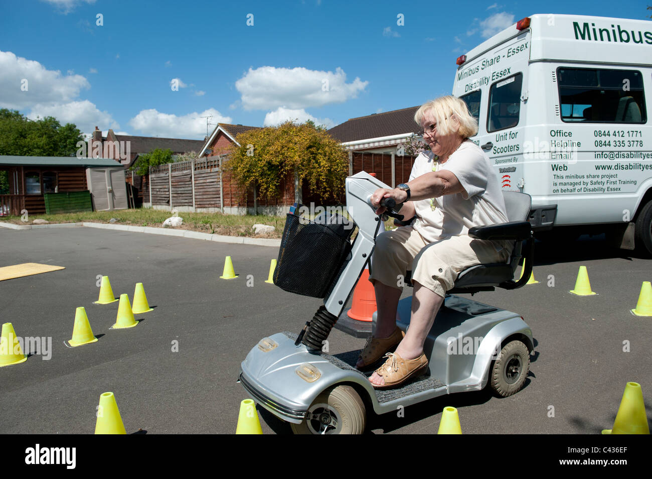 Mobility scooter woman sit hires stock photography and images Alamy