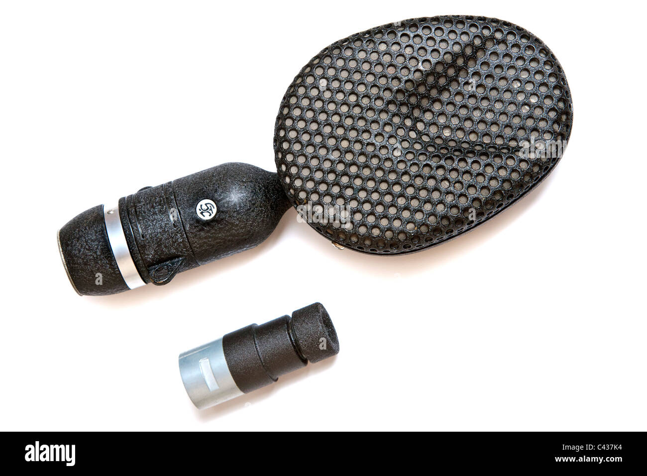 STC Standard Telephones and Cables 4038 ribbon microphone and connector as  used by BBC JMH4908 Stock Photo - Alamy