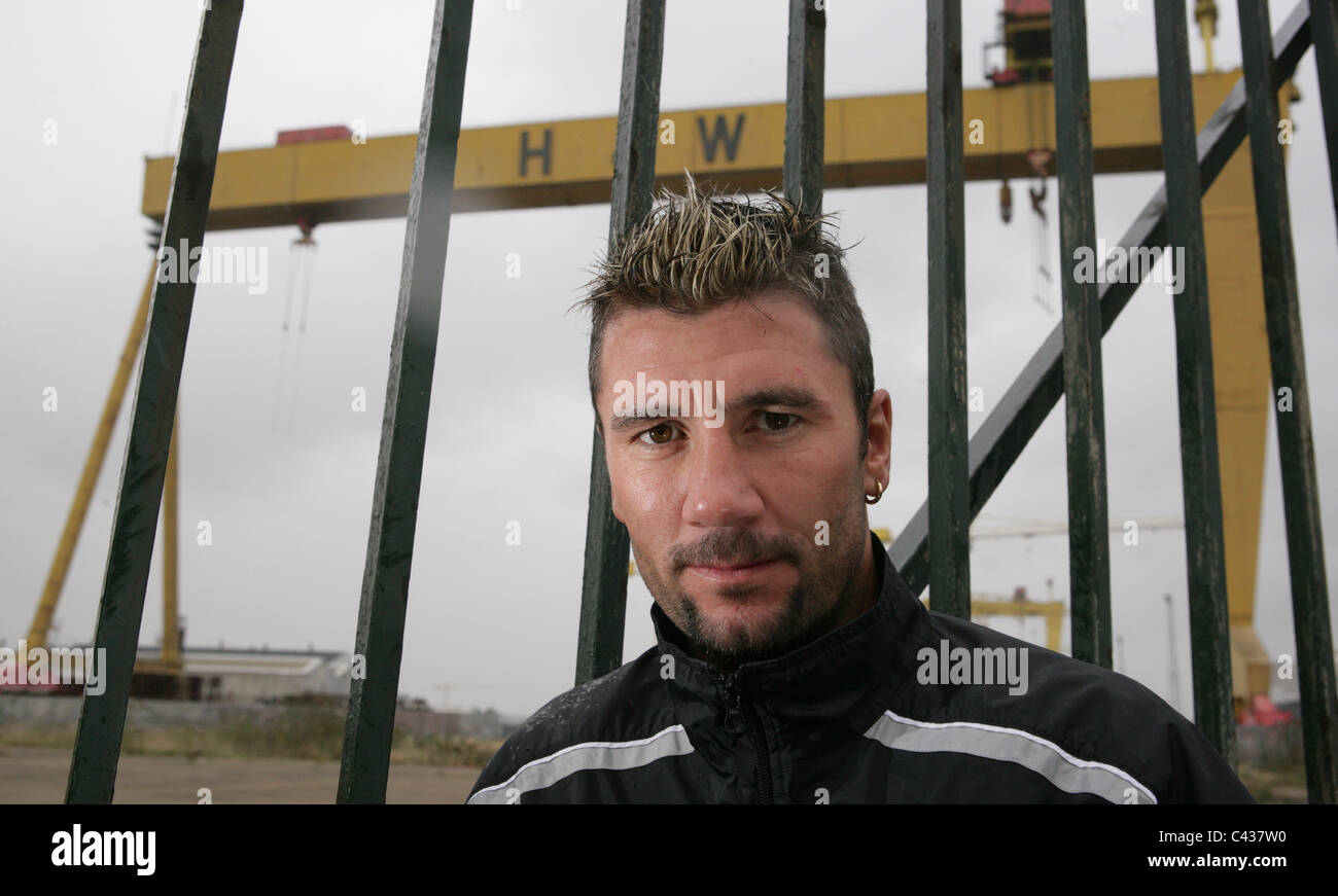 The sporting image from Belfast: Boxer Wayne McCullough. Stock Photo