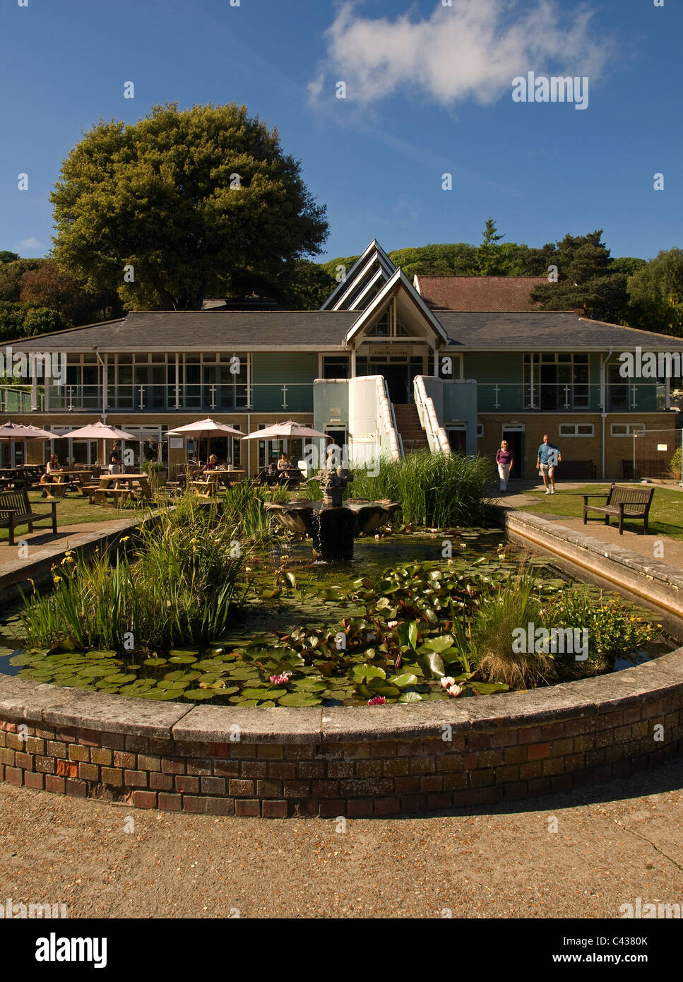 Ventnor Botanical Gardens Visitor Centre Isle of Wight England UK Stock