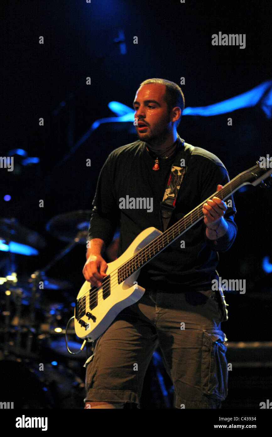 Cypher Seer - Concert at Best Buy Theater, New York, April 16, 2011 Stock Photo