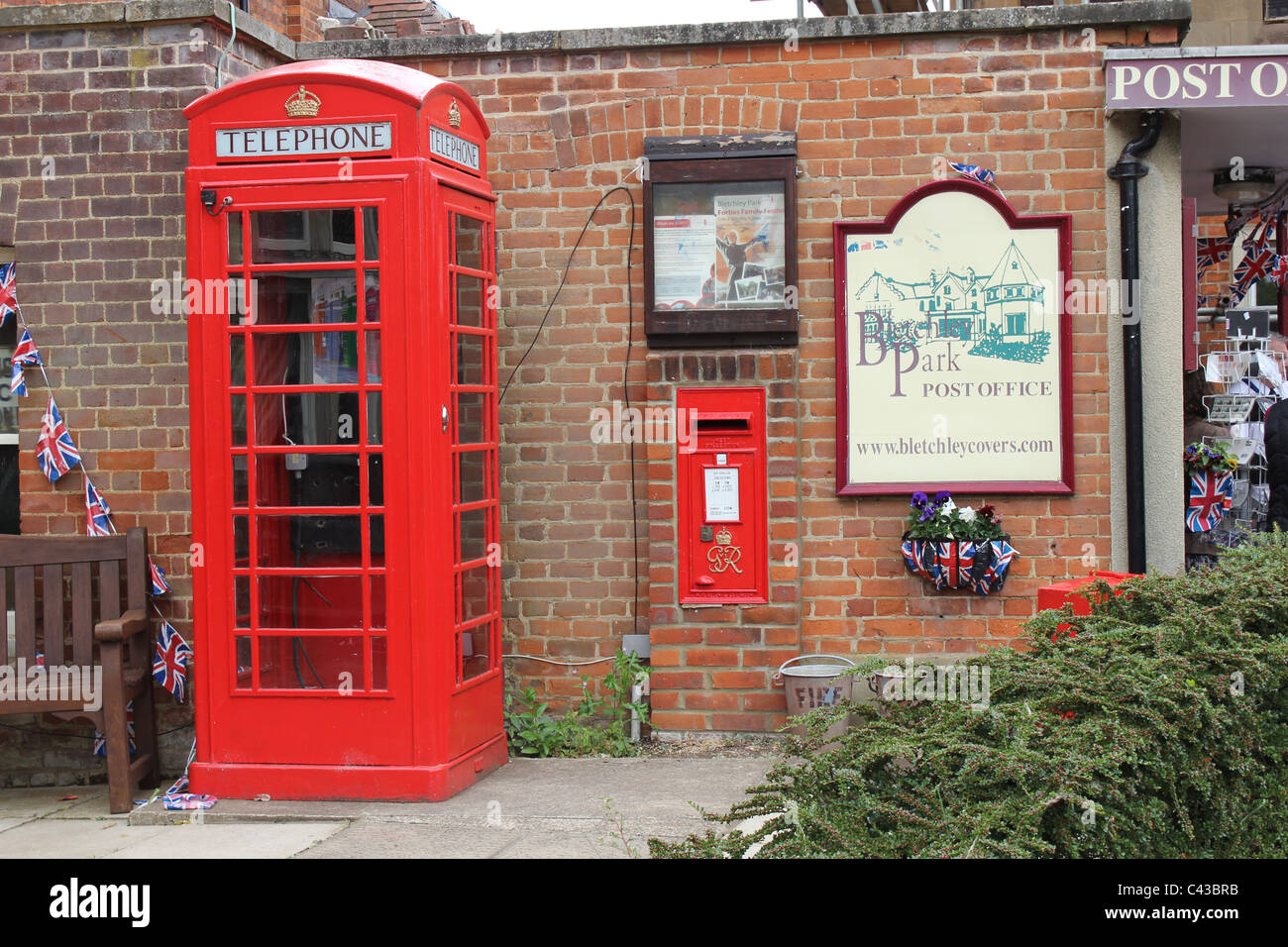 Bletchley Park Post Office Stock Photo Alamy