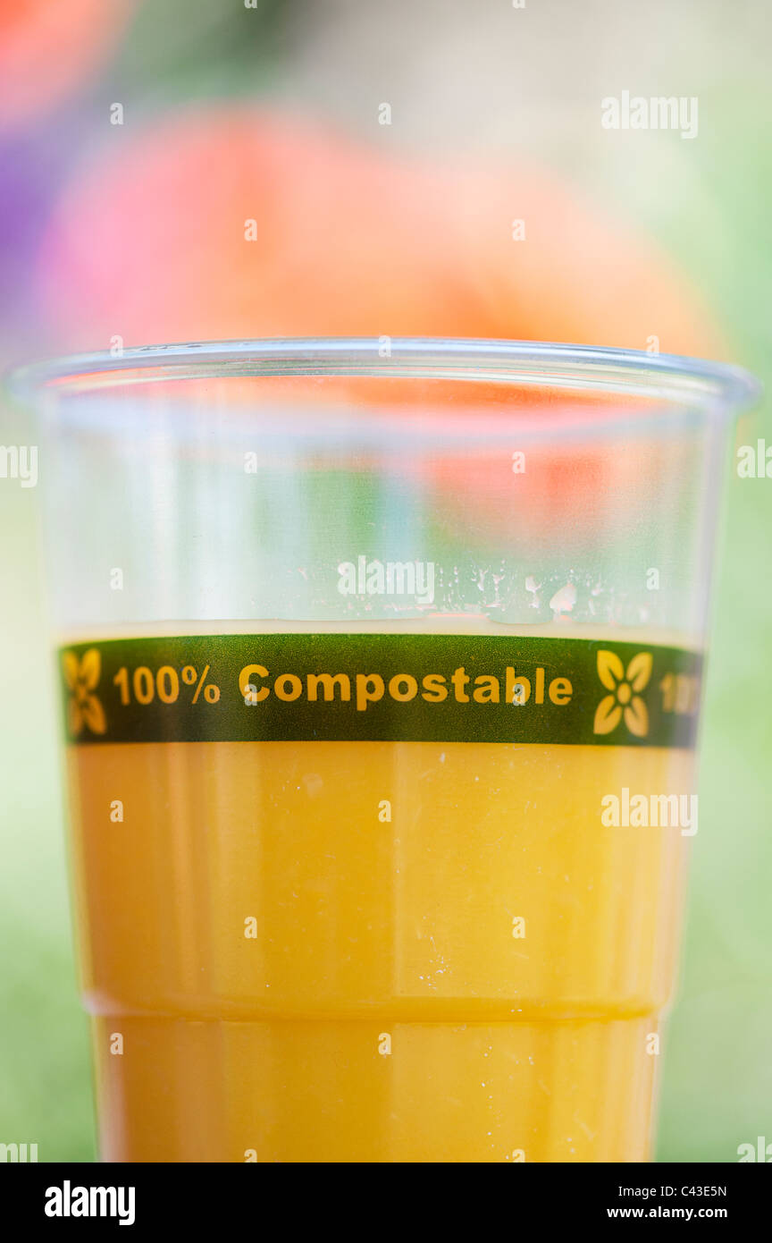 Biodegradable, Compostable plastic free cups made from plant material