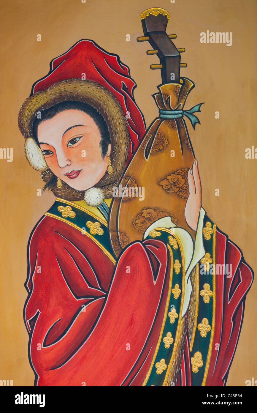 Chinese music painting hi-res stock photography and images - Alamy