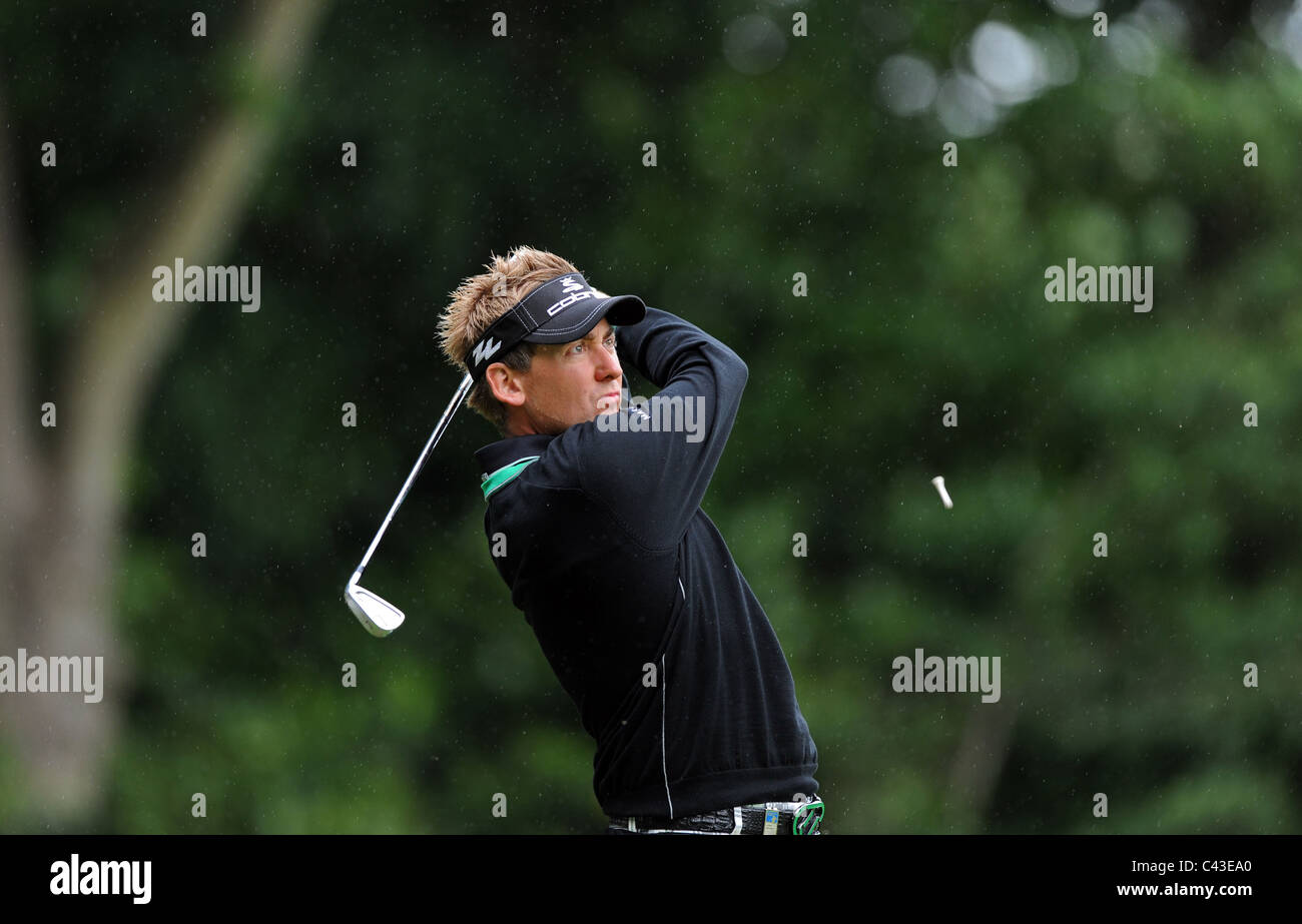 Professional Golfer Ian Poulter Stock Photo