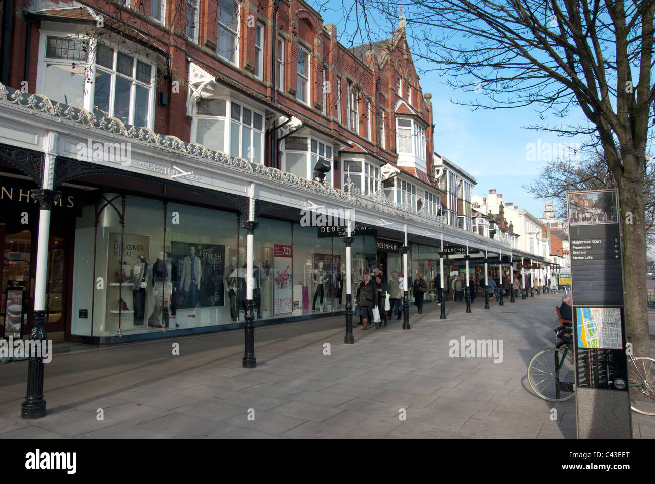 Lord Street Southport Stock Photo