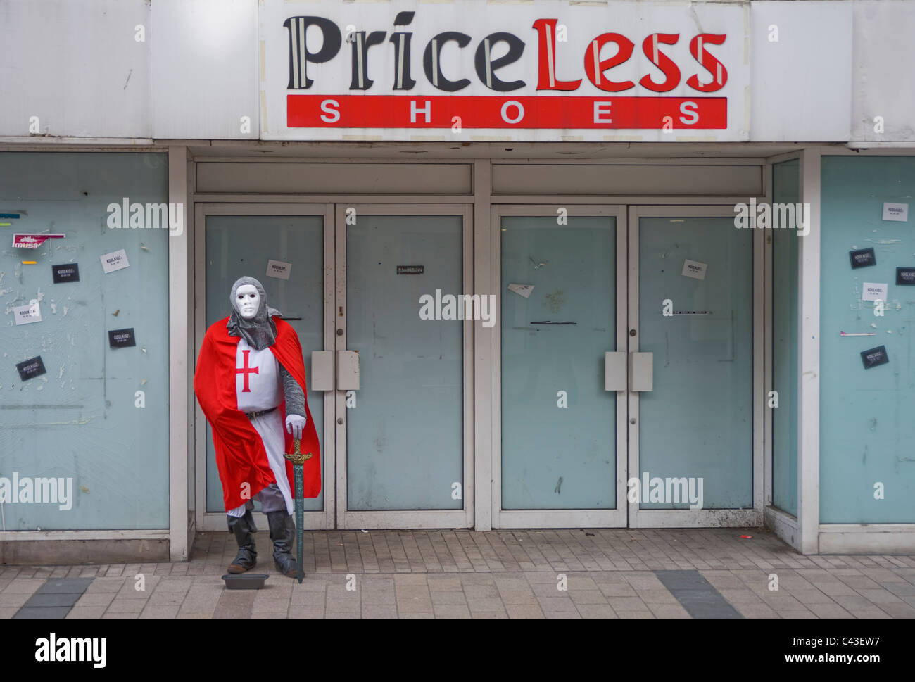 Closed down shoe store, Belfast Stock Photo Alamy