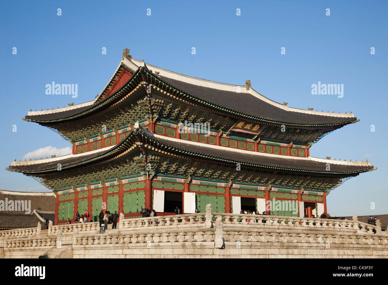 Asia Korea Seoul Gyeongbokgung Palace Gyeongbok Palace - 