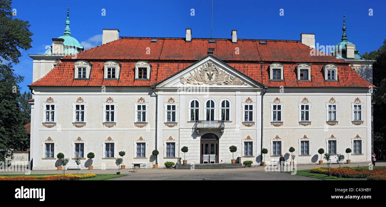 Nieborow, Lowicz county, Lodz Voivodeship, Poland, Palace, house, 18th century, Polish, Eastern Europe, Central Europe, Europe, Stock Photo