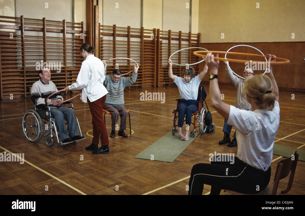 special needs exercise for adults Stock Photo Alamy