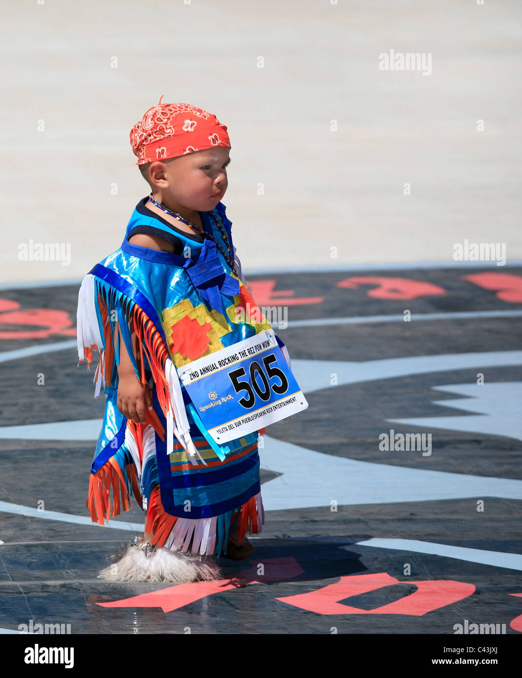 El Paso, Texas, USA - Ysleta del Sur powwow organised by the Tigua Tribe. Stock Photo