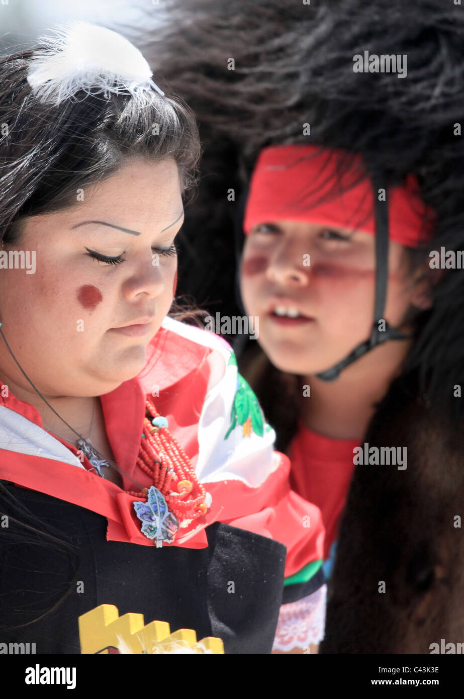 El Paso, Texas, USA - Ysleta del Sur powwow organised by the Tigua Tribe. Stock Photo