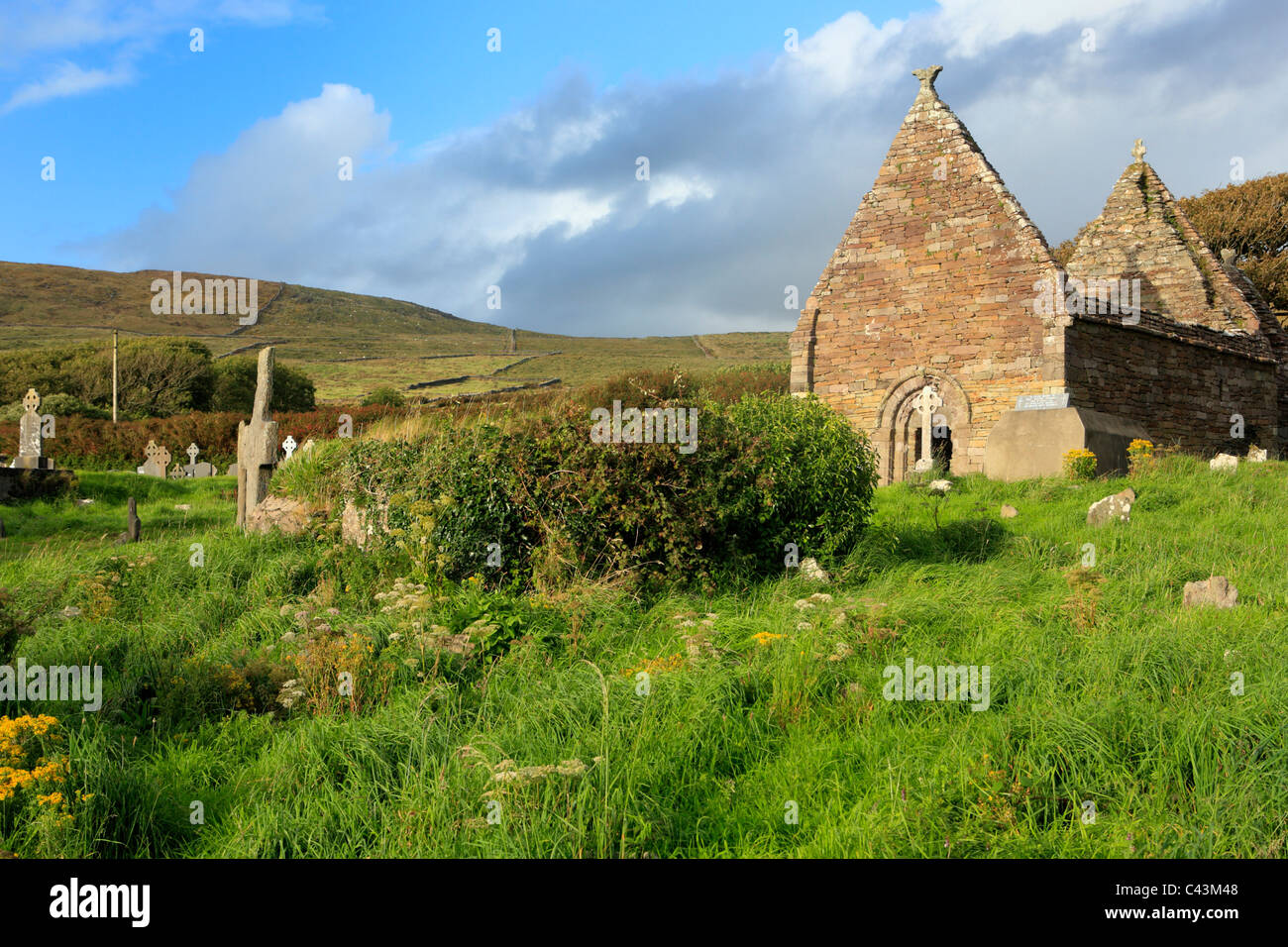 Eire, Europe, European, Ireland, Irish, Western Europe, travel destinations, Landscape, nature, Architecture, building, Kilmalke Stock Photo