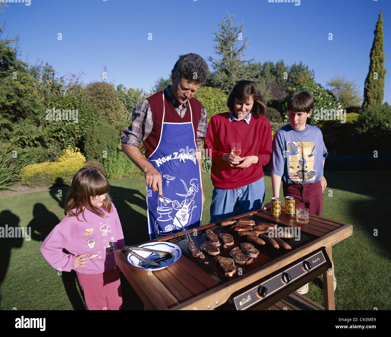 Barbecue Bbq Family Holiday Landmark Model New Zealand North