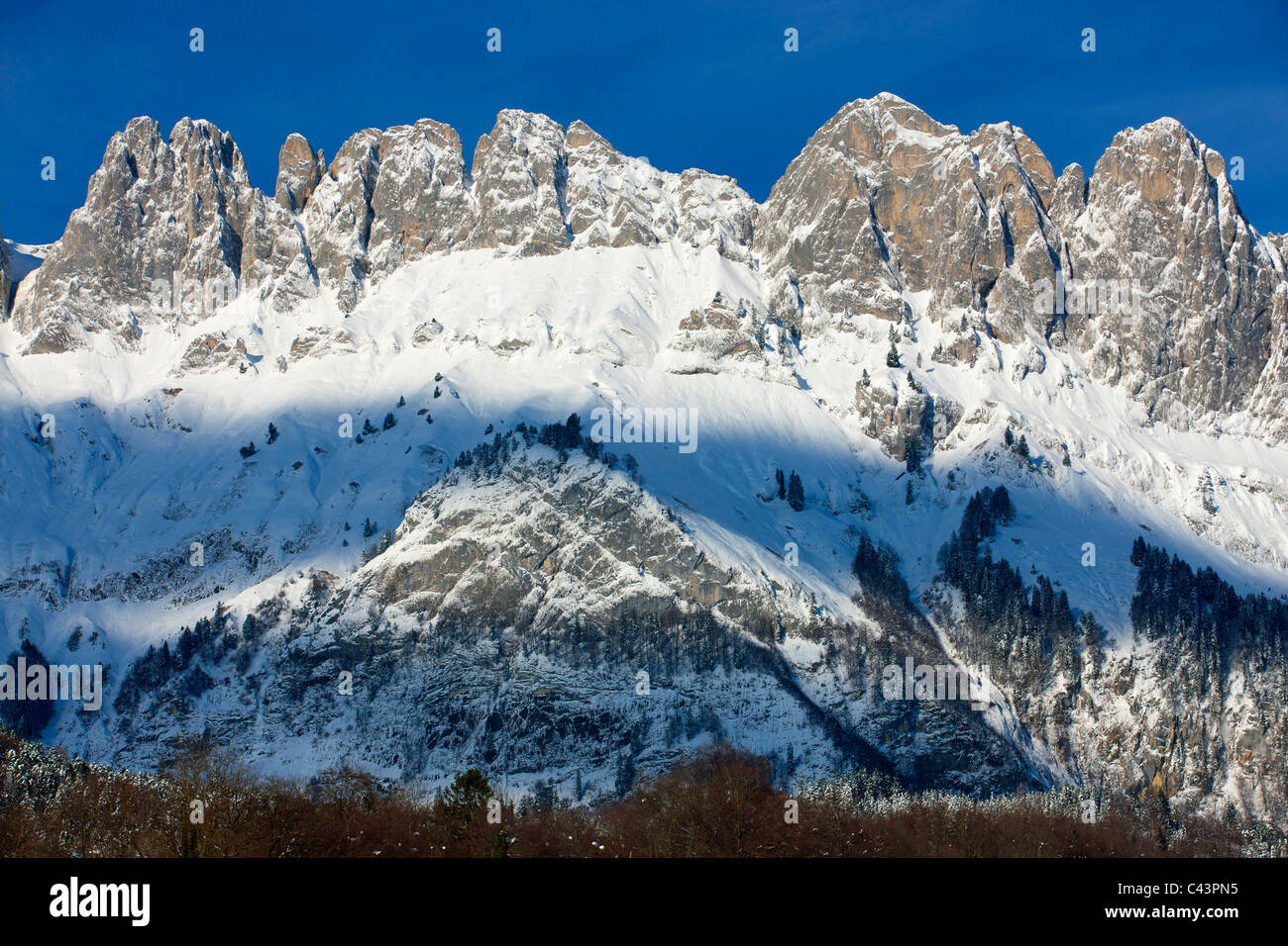 Sax, Switzerland, canton St. Gallen, mountains, Alpstein, cross
