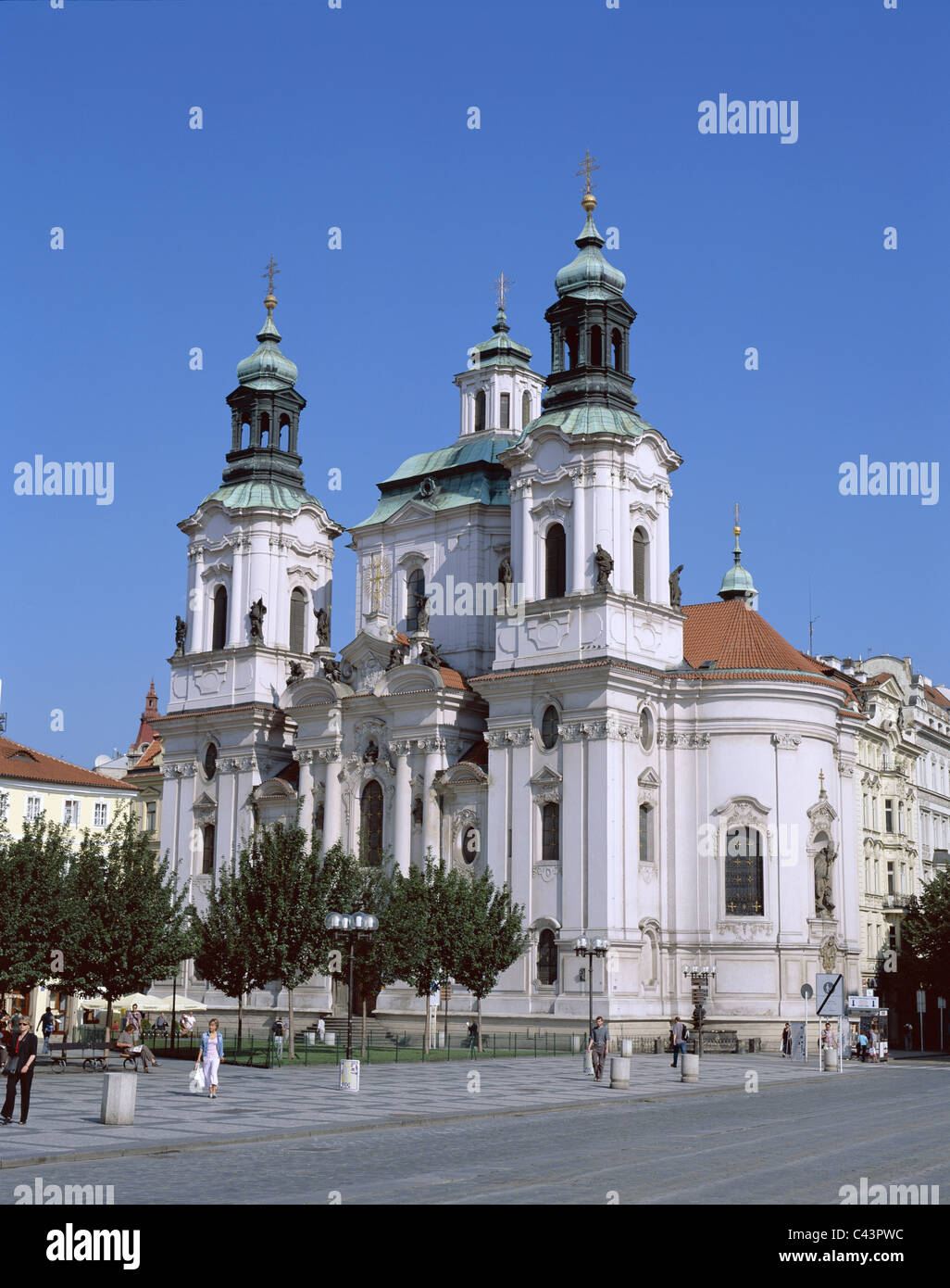 Church, Czech republic, Europe, Holiday, Landmark, Nicholas, Old town ...