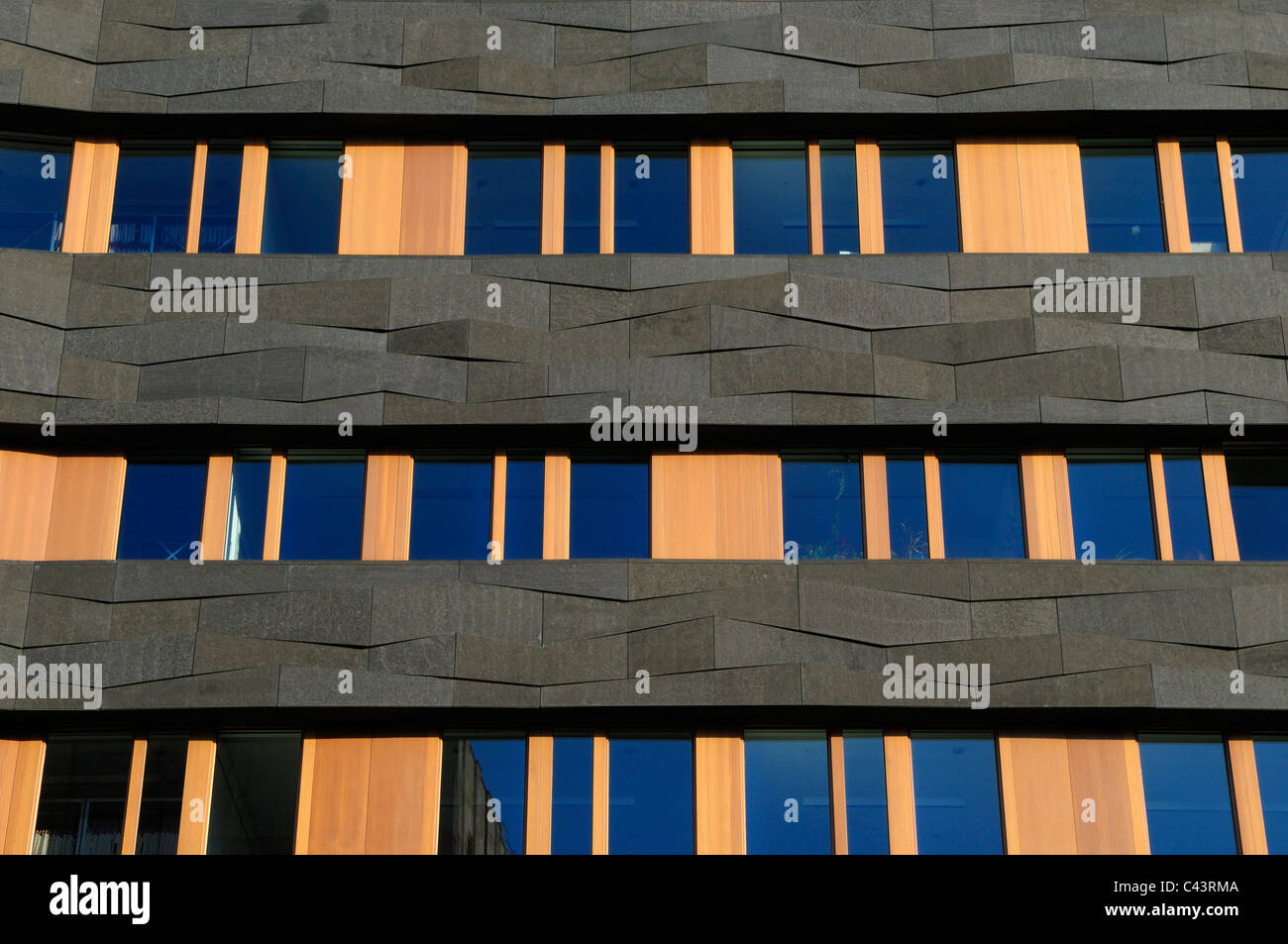 Details of a modern office building in Berlin, Germany. Stock Photo