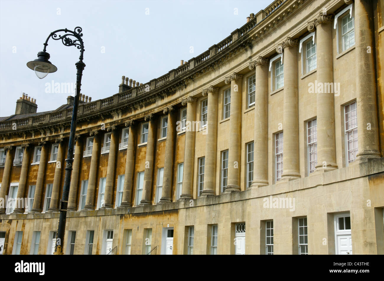 The Royal Crescent, Bath, England Stock Photo