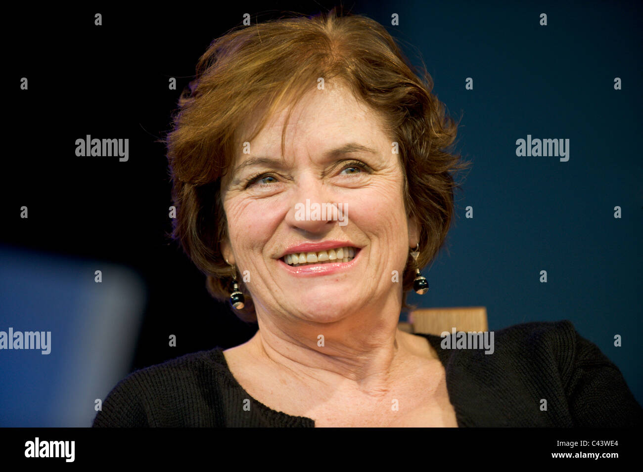 Diana Quick actress pictured at Hay Festival 2011 Stock Photo