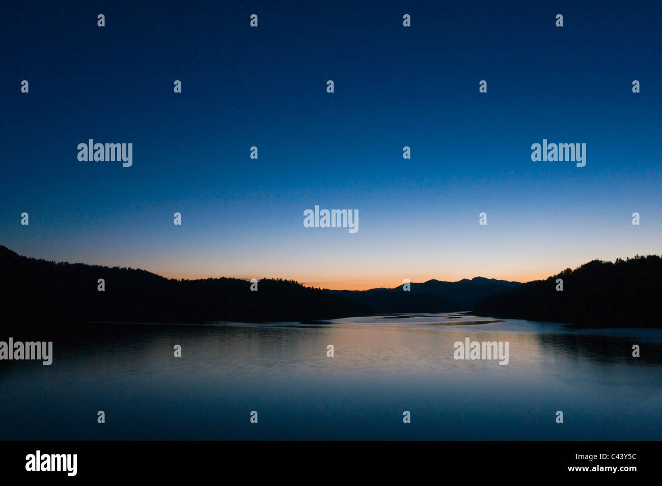 Lokve lake in Gorski Kotar, Croatia Stock Photo