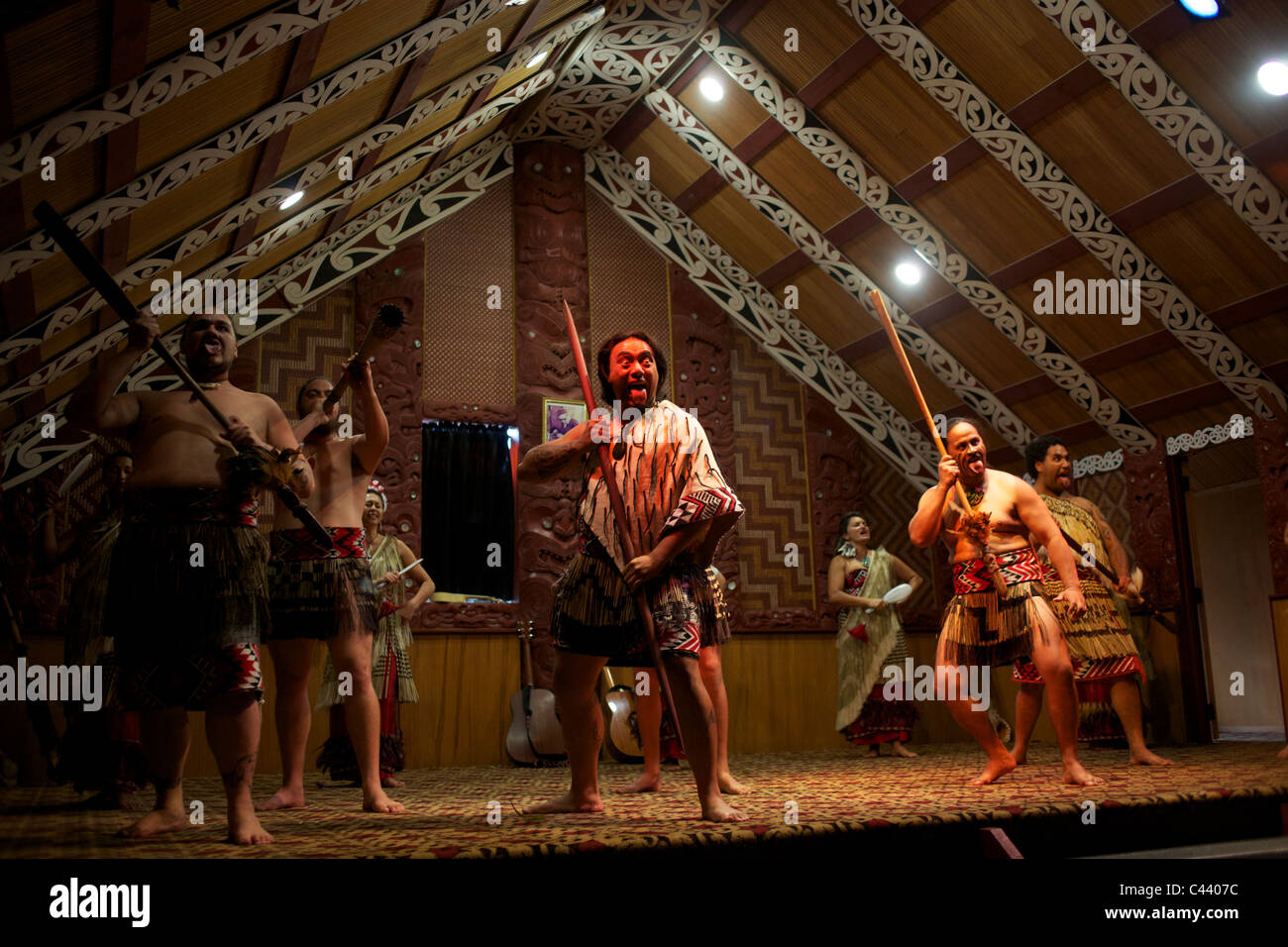 A Maori Cultural Performances at Te Puia, Maori Arts and Crafts ...