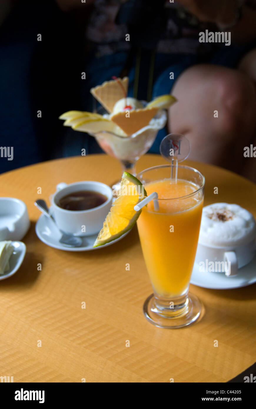 Ice cream orange hires stock photography and images Alamy