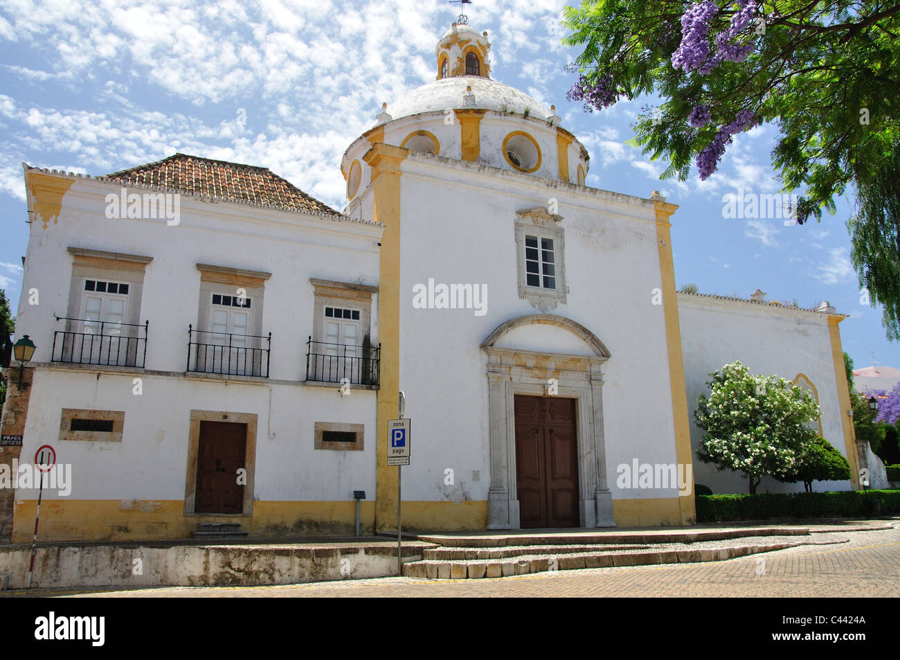 Igreja de Sao Francisco, Tavira, Tavira Municipality, Faro District, Algarve Region, Portugal Stock Photo